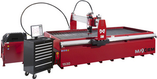 Maxiem Waterjet model 1530 running Intelli-MAX Basic